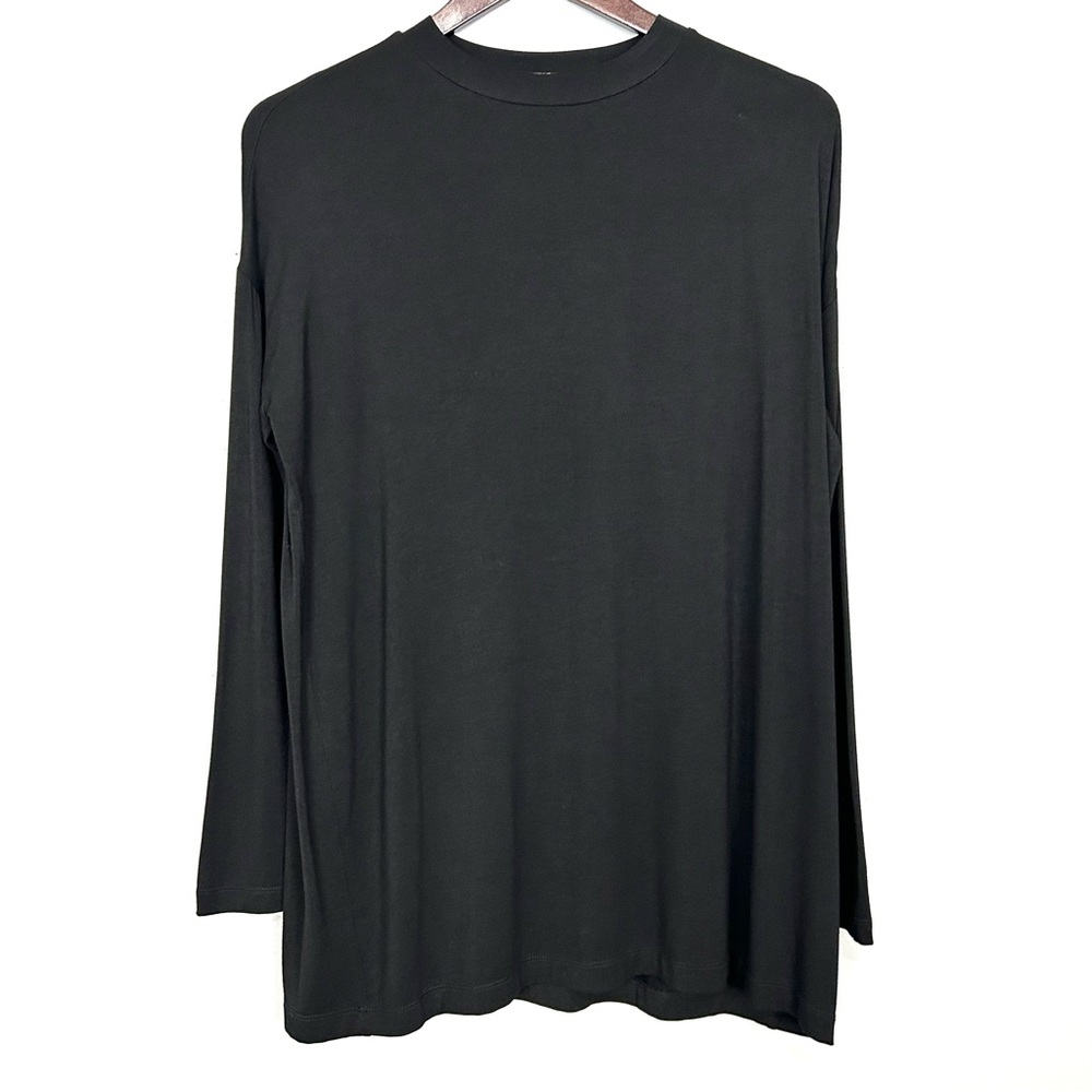 Roucha Jersey Knit Tunic Top Women’s Size M Long Sleeves Modal Blend Pullover
